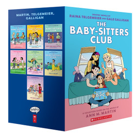 The Baby-sitters Club #1-7 Graphic Novel Box Set by Raina Telgemeier, Raina Telgemeier, Gale Galligan, Gale Galligan, Ann M. Martin, 9781338603637