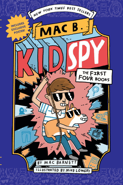 Mac B., Kid Spy Box Set, Books 1-4 (Mac B., Kid Spy) by Mac Barnett, Mike Lowery, 9781338777635