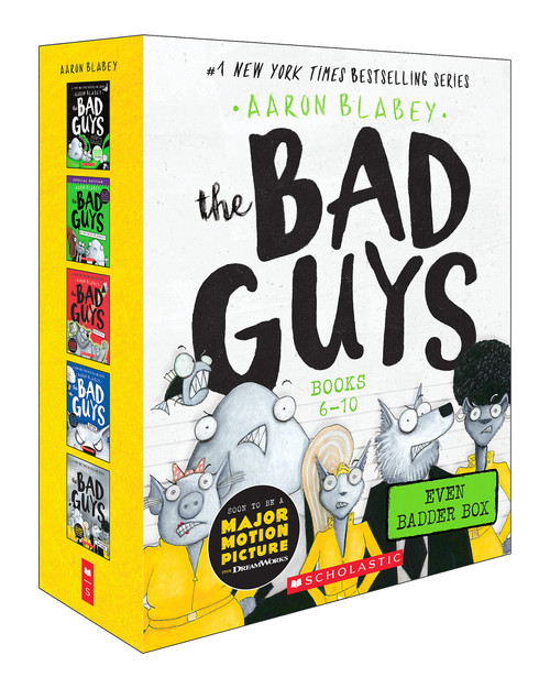 The Bad Guys Even Badder Box Set (The Bad Guys #6-10) by Aaron Blabey, 9781338785982