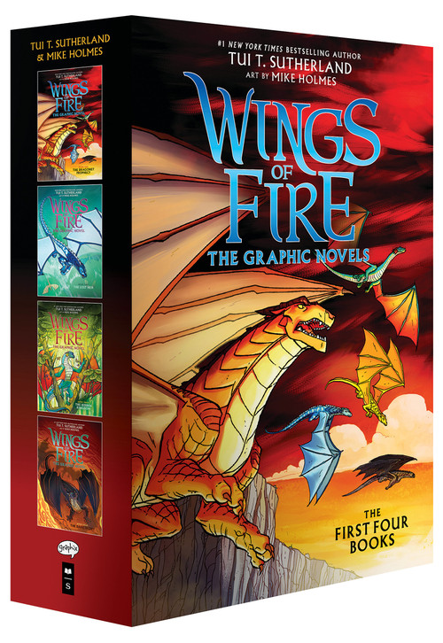 Wings of Fire #1-#4: A Graphic Novel Box Set (Wings of Fire Graphic Novels #1-#4) by Tui T. Sutherland, 9781338796872