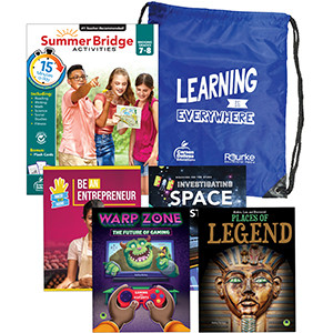 Summer Bridge Essentials Backpack 7-8 by Rourke Educational Media, Summer Bridge Activities, 9781731653802