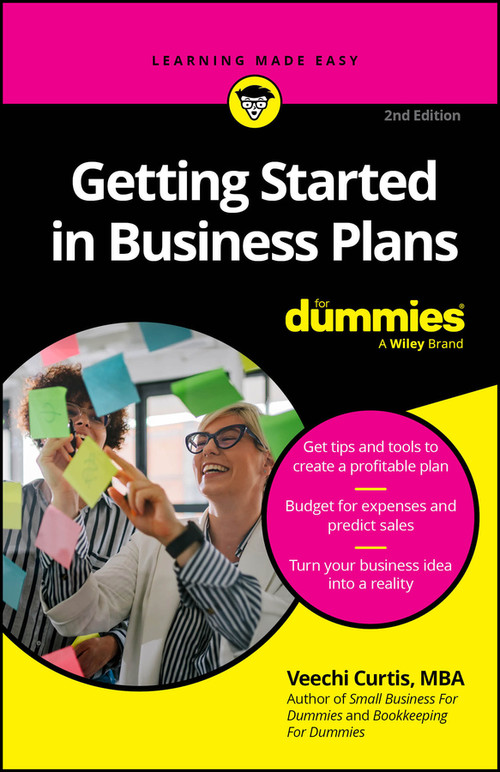 Getting Started in Business Plans For Dummies by Veechi Curtis, 9781394237340