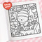 Cozy Christmas (Coloring Book for Adults and Kids) by Coco Wyo, 9798217116843