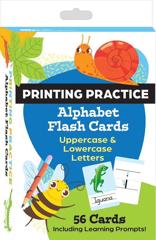 Printing Practice Alphabet Flash Cards by Teacher Created Materials, 9798765999783