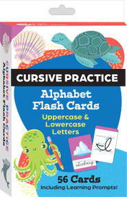 Cursive Practice Alphabet Flash Cards by Teacher Created Materials, 9798765999790