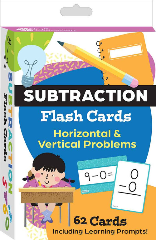 Subtraction Flash Cards by Teacher Created Materials, 9798765999813