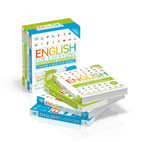 English for Everyone Intermediate and Advanced Box Set by DK, 9780593968079