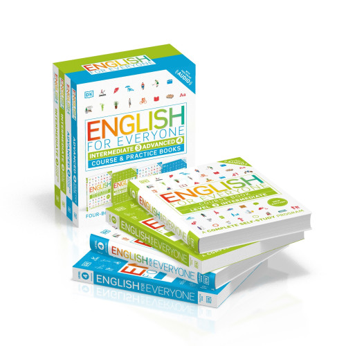 English for Everyone Intermediate and Advanced Box Set by DK, 9780593968079