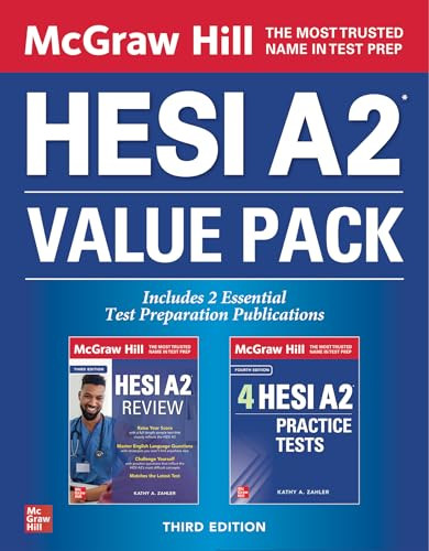 McGraw Hill HESI A2 Value Pack, Third Edition by Kathy A. Zahler, 9781265662387