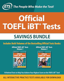 Official TOEFL iBT Tests Savings Bundle, Third Edition by Educational Testing Service, 9781265482435