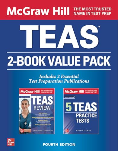 McGraw Hill TEAS 2-Book Value Pack, Fourth Edition by Wendy Hanks, Kathy A. Zahler, 9781265678470