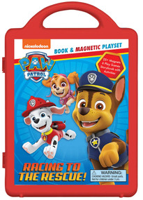 Nickelodeon PAW Patrol: Racing to the Rescue! (Book & Magnetic Play Set) by Lori C. Froeb, 9780794449551