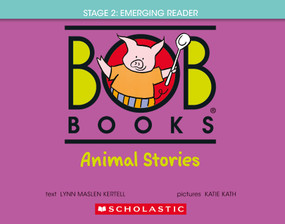 Bob Books - Animal Stories Hardcover Collection of 12 Stories | Decodable Phonics Stories, Ages 4 and up, Kindergarten (Stage 2: Emerging Reader) by Lynn Maslen Kertell, Katie Kath, 9781546121435