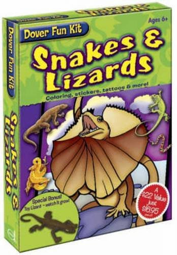 Snakes and Lizards Fun Kit by Dover, 9780486466415
