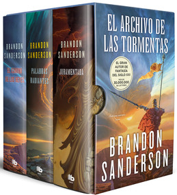 Estuche Archivo de las tormentas / The Stormlight Archive Boxed Set: (The Way of Kings, Words of Radiance, Oathbringer) (Spanish Edition) by Brandon Sanderson, 9788413149615