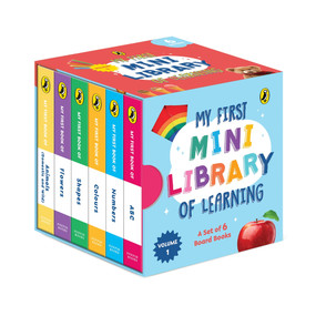 My First MINI Library of Learning (Volume 1) (ABC, Numbers, Colours, Shapes, Flowers, Animals) by Team Puffin, 9780143464822
