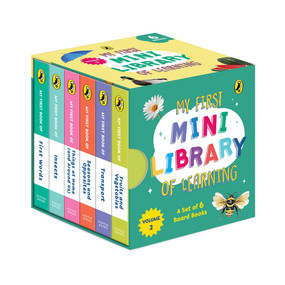 My First MINI Library of Learning (Volume 2) (Fruits & Vegetables, Transport, Seasons & Opposites, Things at Home, Insects, First Words) by Team Puffin, 9780143464839