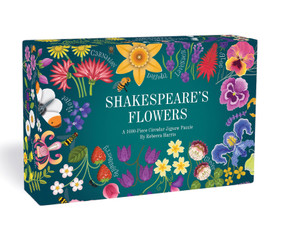 Shakespeare's Flowers (A 1000-piece jigsaw puzzle with a poetic host of flowers, plants and animals) by Rebecca Harris, 9781837760541