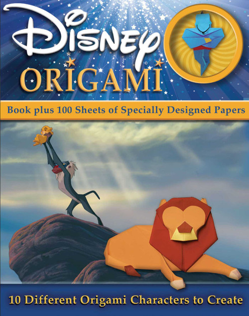 Disney Origami - Craft Gift for Disney Fans - Origami Kit for Teens and Adults, 100 Origami Sheets, Officially Licensed by Paul Frasco, 9781684129294