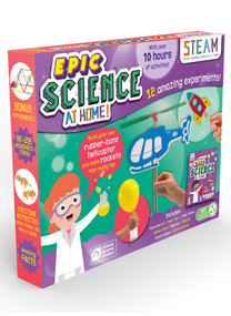 Epic Science at Home! (12 Amazing Experiments - STEAM Box Set for Kids) by IglooBooks, 9781800227422