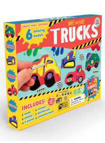 Make and Paint Trucks & More (Craft Box Set for Kids) by IglooBooks, 9781800227484