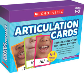 Articulation Cards by Scholastic Teaching Resources, 9781338877724
