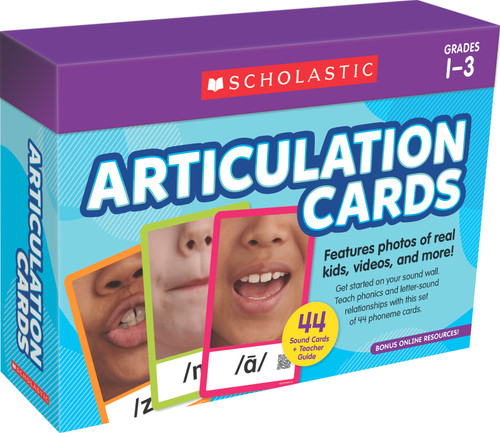 Articulation Cards by Scholastic Teaching Resources, 9781338877724