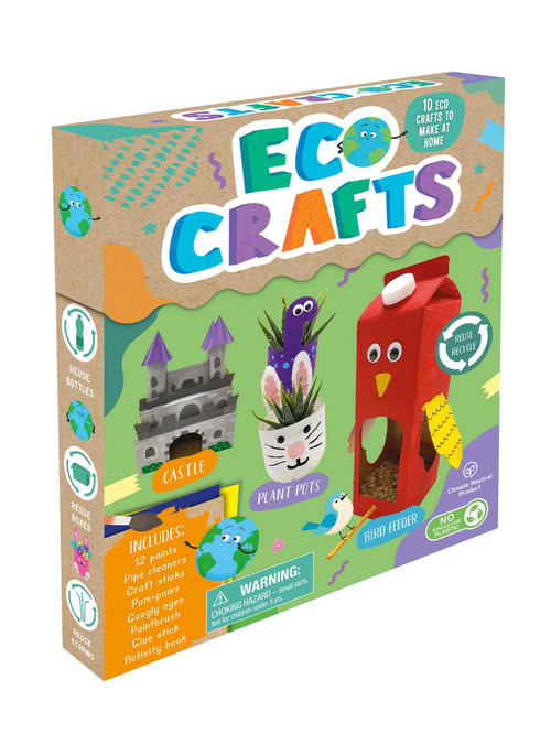 Eco Crafts (Reduce and Reuse Items from Your Home to Create Amazing Crafts) by IglooBooks, Agnes  Saccani, 9781803683768