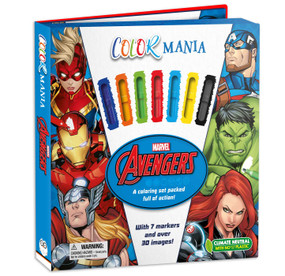 Marvel Avengers: Colormania (with 7 Felt Tip Pens and 30 Pages of Coloring) by IglooBooks, 9781835444146