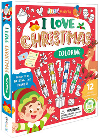 I Love Christmas Coloring (Activity Set with Stackable Snowman Crayons) by IglooBooks, Camilla  Galindo, 9781837715473