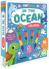 In The Ocean Coloring Set (with 16 Stackable Crayons) by IglooBooks, Pamela Barbieri, 9781837715480