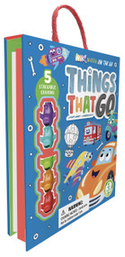 Things That Go (On-the-Go Coloring Kit with Stackable Crayons) by IglooBooks, Isabel  Perez, 9781837716159