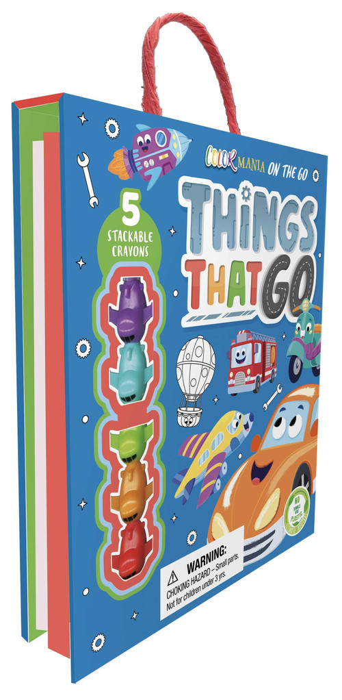 Things That Go (On-the-Go Coloring Kit with Stackable Crayons) by IglooBooks, Isabel  Perez, 9781837716159