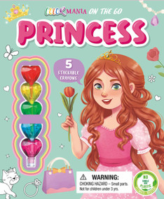 Princess Coloring (On-the-Go Coloring Kit with Stackable Crayons) by IglooBooks, Ana Paola Gonzalez, Yoss Sánchez, 9781837716166