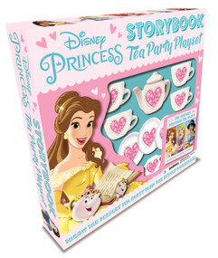 Disney Princess Storybook Tea Party Playset (with 11-Piece Porcelain Teapot & Cups) by IglooBooks, 9781837716968