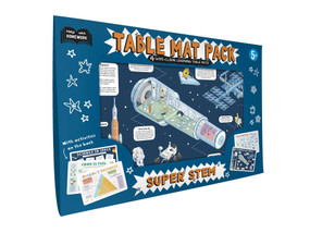 Help with Homework Super STEM Table Mat Pack (For Ages 5 & Up) by IglooBooks, Emma  Allsup, Natàlia  Juan Abelló, Diego  Vaisberg, 9781837717798