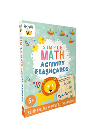 Bright Bee Simple Math Activity Flashcards (With Slide Tabs to Reveal Answers for Ages 5 & Up) by IglooBooks, Max and Sid, 9781837717941
