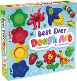 Best Ever Dough Art (with 4 Different Color Doughs, Sculpting Tools, and Step-by-Step Book) by IglooBooks, Pamela Barbieri, 9781837955466