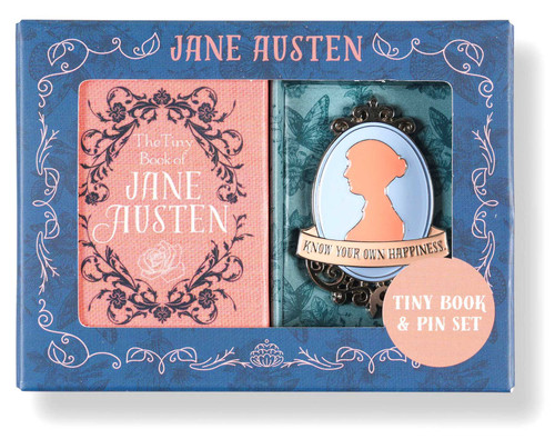 Jane Austen Tiny Book and Pin Set by Insight Editions, 9798886639254