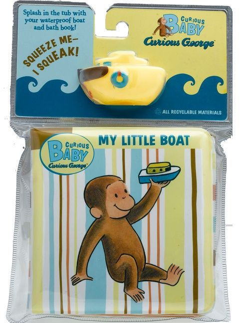 Curious Baby: My Little Bath Book & Toy Boat by H. A. Rey, 9780547215419
