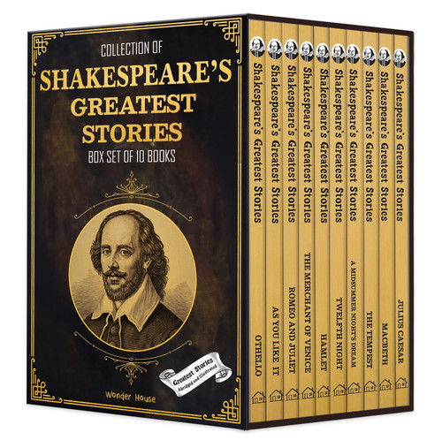 Shakespeare's Greatest Stories For Children (Box Set of 10 Books) by William Shakespeare, 9789354400681