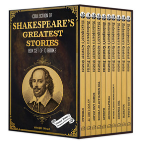 Collection of Shakespeares Greatest Stories (Box Set of 10 Books) For Children by Wonder House Books, 9789354400681