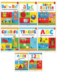 Preschool Complete Learning Activity Pack For Kids (Box Set of 8 Books) by Wonder House Books, 9789354403897