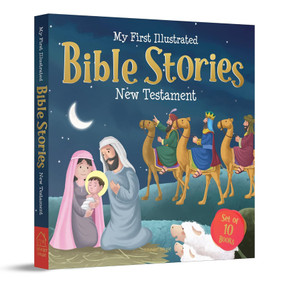 My First Illustrated Bible Stories from New Testament [Boxed Set of 10] - English / Popular Stories from Bible / Easy to Understand Children Books with by Wonder House Books, 9789354408090