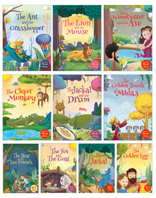 Illustrated Moral Stories (Collection of 10 Books) by Wonder House Books, 9789354409769