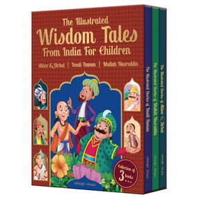 Illustrated Wisdom Tales From India For Children (Collection of 3 books), The by Wonder House Books, 9789358568707