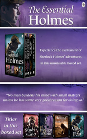 The Essential Holmes Boxed Set (A Study in Scarlet, The Sign of Four, The Hound of Baskervilles, and The Valley of Fear) by Arthur Conan Doyle, 9789362143433