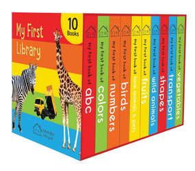 My First Library: Boxset of 10 Board Books for Kids by Wonder House Books, 9789387779266