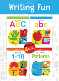 Writing Practice Boxset: Pack of 4 Books (Writing Fun: Write And Practice Capital Letters, Small Letters, Patterns and Numbers 1 to 10) by Wonder House Books, 9789387779778