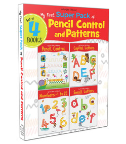 My First Super Pack of Pencil Control and Patterns| Alphabet ABC by Wonder House Books, 9789388144612